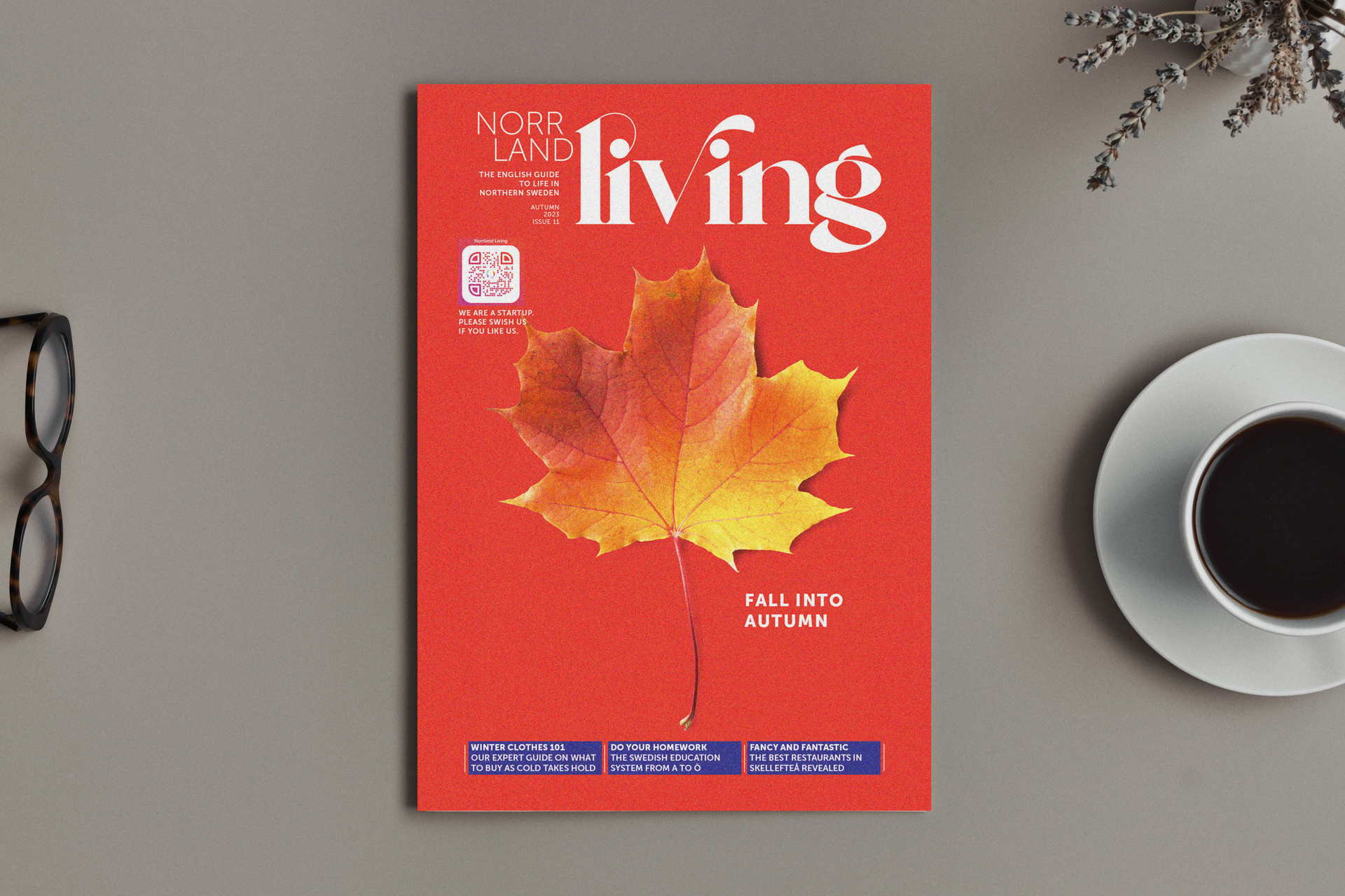 Norrland Living front cover Autumn 2023. 